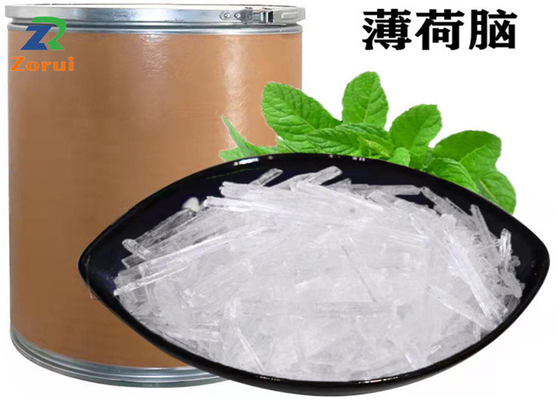 Ein guter Preis. Pfefferminz-Auszug CAS 89-78-1 Menthol-Crystal Peppermint Camphors 2216-51-5 99% Online